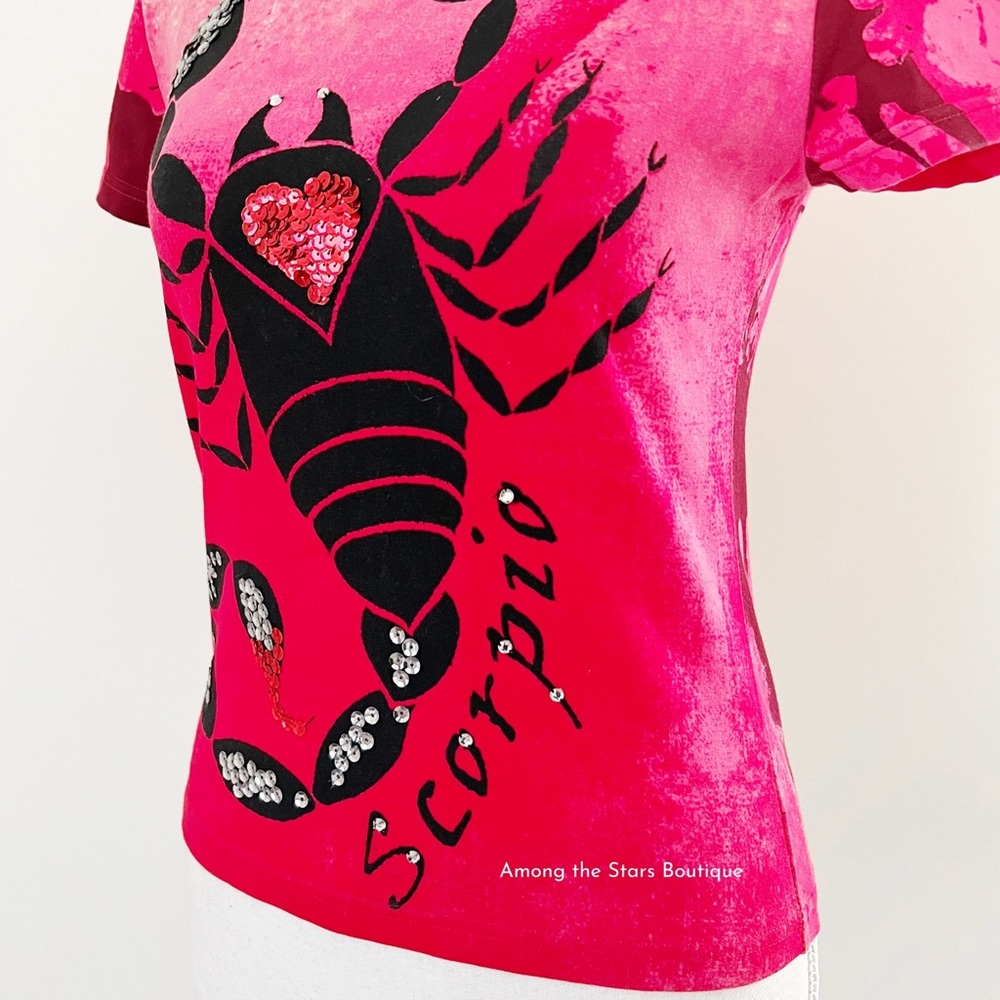 Exceptionally Rare Vintage Y2K Embellished Top ASO Hilary Duff as Lizzie McGuire - Picture 11 of 12